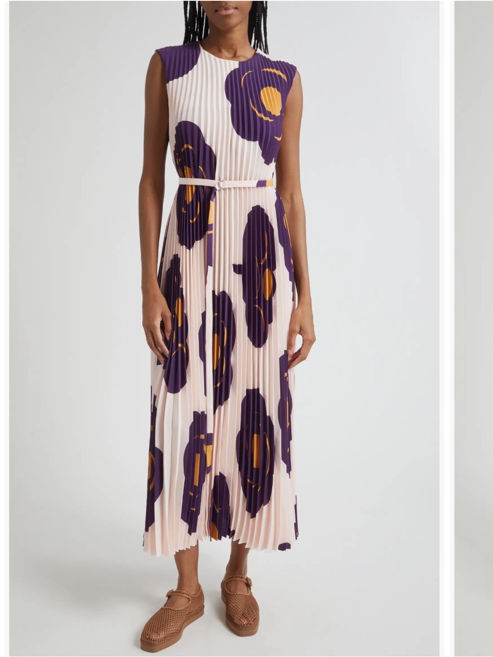 Juhlia Tumma Pleated Belted Sleeveless Maxi Dress
Marimekko